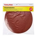 Toolpro 9 in 220 Grit Hook and Loop Sanding Discs 25Pack, 25PK TP12200